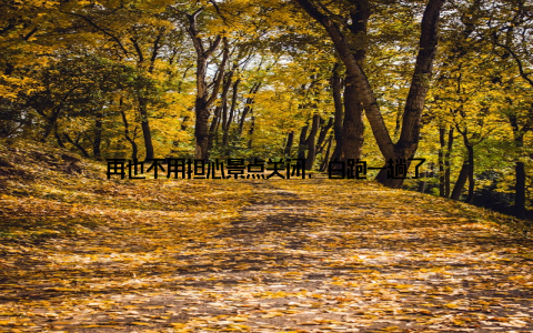 再也不用担心景点关闭, 白跑一趟了