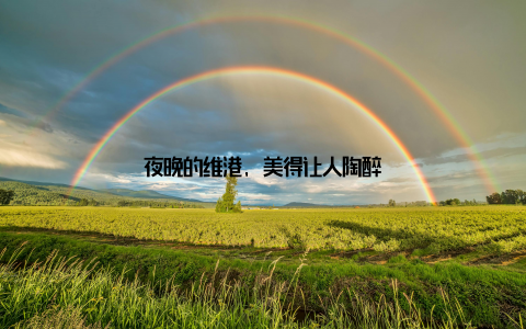 夜晚的维港, 美得让人陶醉